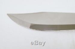 WR CASE & SONS CUTLERY CO Bowie Fixed Blade Hunting Knife White Handle NIB #2000