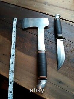 Western Boulder, Colo. Hatchet And Knife Combo