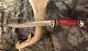 Western Boulder Colorado Fixed Blade Hunting Knife 50's-60's Red Handle