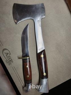 Western Cutlery Axe Knife Combination W6610/W66 Sheath USA