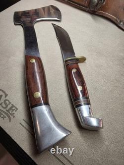 Western Cutlery Axe Knife Combination W6610/W66 Sheath USA
