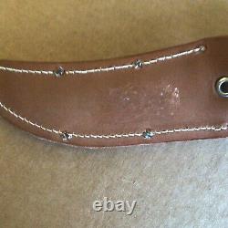 Western H39E Fixed Blade Hunting Knife withsheath, USA made, exc. Sharp used cond