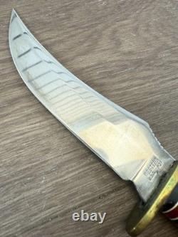 Western Knives H39 Fixed Blade Hunting Knife With Scabbard Made In U (wcp036169)