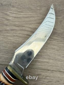 Western Knives H39 Fixed Blade Hunting Knife With Scabbard Made In U (wcp036169)