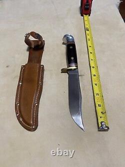 Western No. W36 USA Made Fixed Blade Knife withSheath. Never Sharpened, Hunting