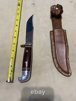 Western No. W36 USA Made Fixed Blade Knife withSheath. Never Sharpened, Hunting