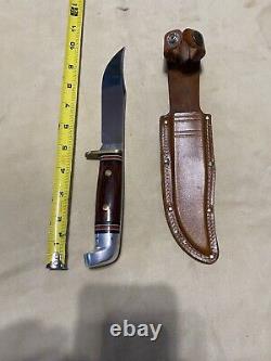 Western No. W36 USA Made Fixed Blade Knife withSheath. Never Sharpened, Hunting