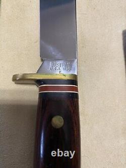 Western No. W36 USA Made Fixed Blade Knife withSheath. Never Sharpened, Hunting