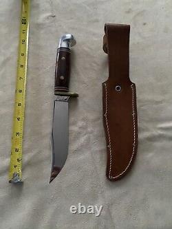 Western No. W36 USA Made Fixed Blade Knife withSheath. Never Sharpened, Hunting