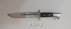 Western USA W46-8 Fixed 8 Blade Large Bowie Knife with Sheath