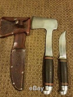 Western axe and knife combo