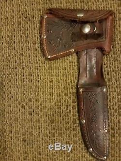 Western axe and knife combo