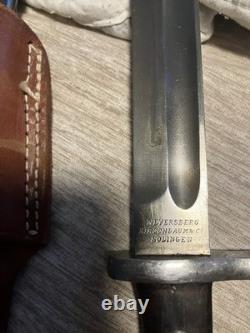 Weyersberg Kirschbaum Solingen Knfie With Leather Case