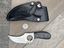 WhiteKnuckler Brand Convertible Hunting Fixed Blade Knife with Leather Sheath