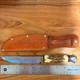 Wild Cat 24X Fixed Blade Hunting Knife Clip Point Stainless Stag Handle w Sheath