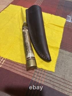Wilson Wild Side Stag Hunting Fixed Blade Knife & Sheath, Naknek Alaska