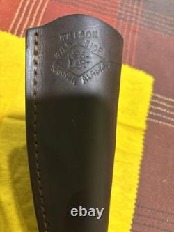 Wilson Wild Side Stag Hunting Fixed Blade Knife & Sheath, Naknek Alaska