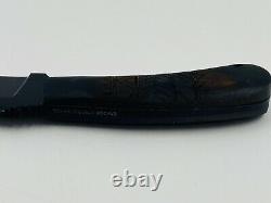 Winkler Knives II 80crv2 Belt Knife Maple Tribal + Brown Leather Sheath 77830