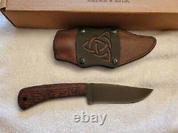 Winkler Knives II Highland Hunter #27 curly quartersawn oak used