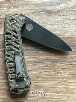 Winkler Knives ii SIG Sauer Flipper. Unicorn Knife. Amazing find. No reserve