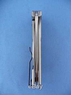 ZT Zero Tolerance 0801 Rexford Design Knife Titanium Framelock ELMAX USED
