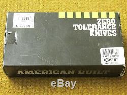 Zero Tolerance 0301 Strider/Onion Folder Knife Green with Box