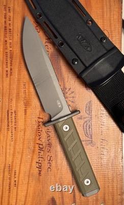 Zero Tolerance Knives ZT 0006 Fixed Blade Knife OD Green G10 CPM-3V Steel