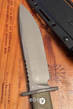 Zero Tolerance Knives ZT 0006 Fixed Blade Knife OD Green G10 CPM-3V Steel