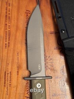 Zero Tolerance Knives ZT 0006 Fixed Blade Knife OD Green G10 CPM-3V Steel