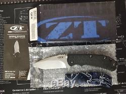 Zero Tolerance ZT 0550 Gen 3 Hinderer Folding Knife + Custom Kirinite Scale