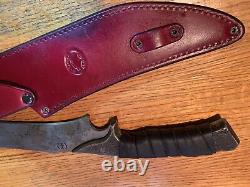 Zombie Tools SCYLLIS Knife 9 5160 Steel Blade ZT Warlander Leather Sheath